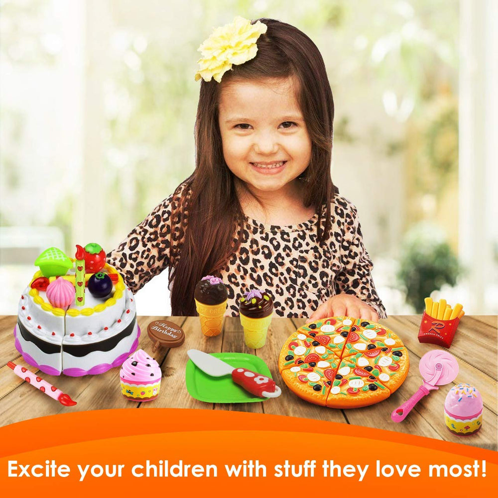 FUNERICA utensils set with plates supports pretend dining experiences