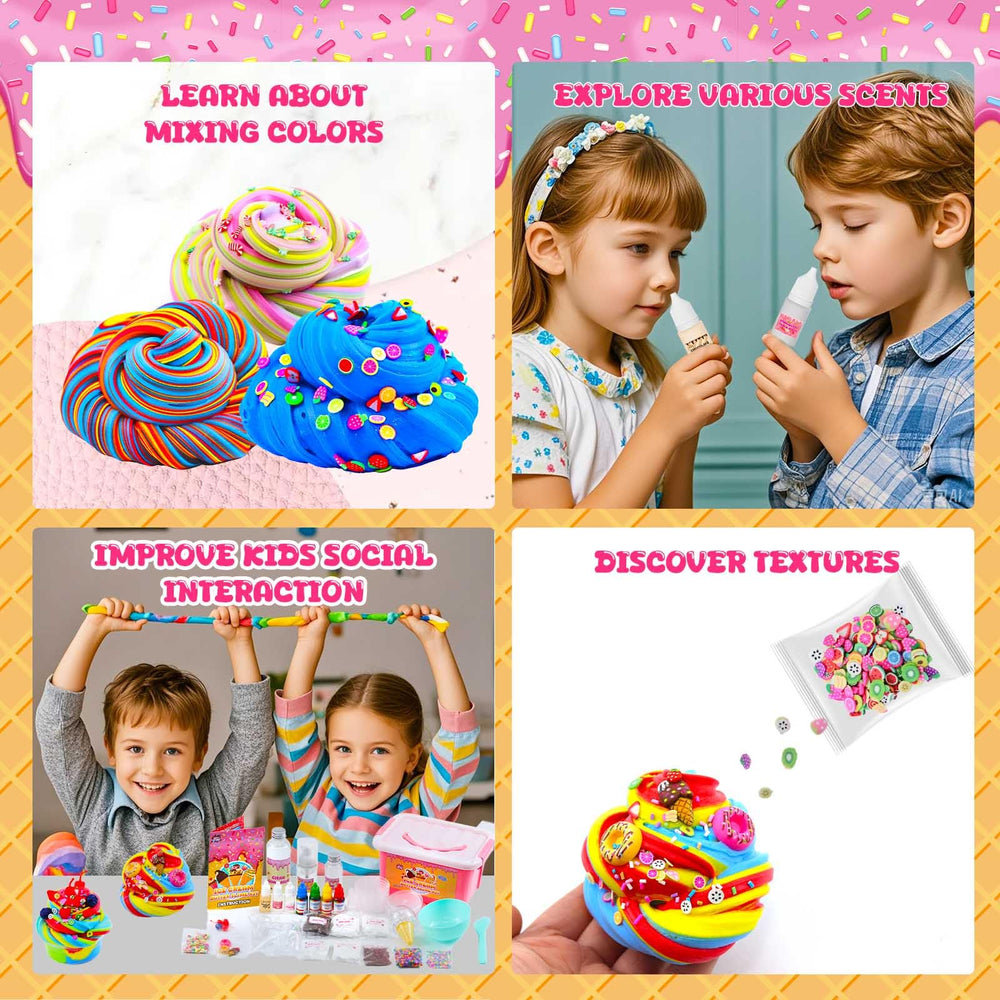 Funewest glitter slime for sparkling craft projects