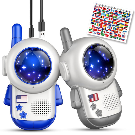 FunforFun astronaut design walkie talkies ready for imaginative space play.