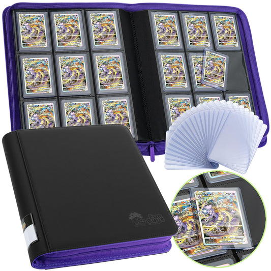 FunGuys Toploader Binder cover close-up showing durable exterior for long-lasting storage.
