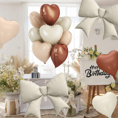 FunHot white ribbon for easy hanging and graceful balloon displays