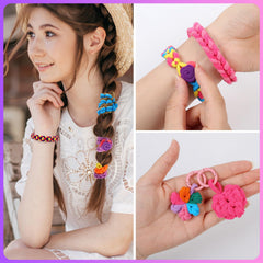 FUNiOi bracelet-design samples displaying creative possibilities.