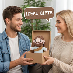 FunisFun Jesus plush brightens any room with a peaceful, comforting presence.