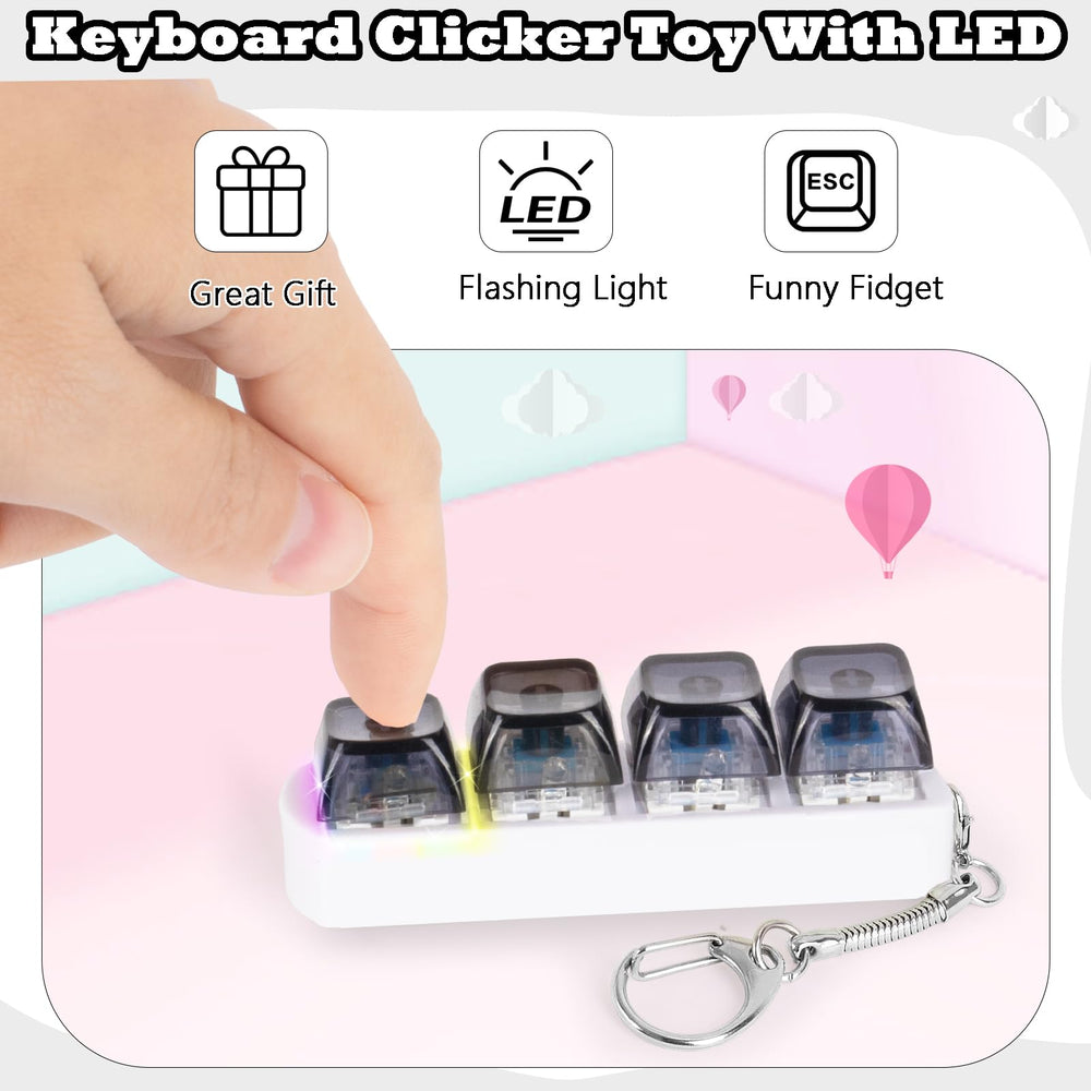 FunisFun keyboard fidget DIY customization on frosted keycaps for personal design