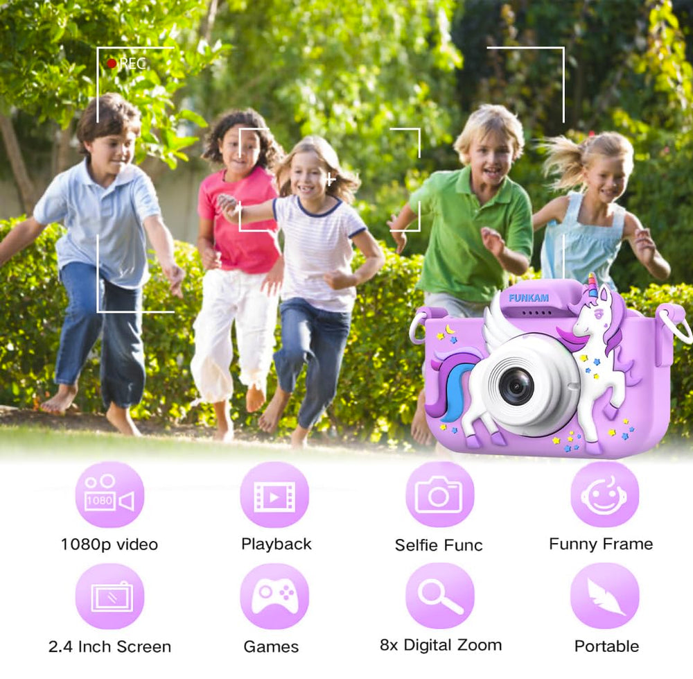 FUNKAM unicorn protective case guards the camera during play