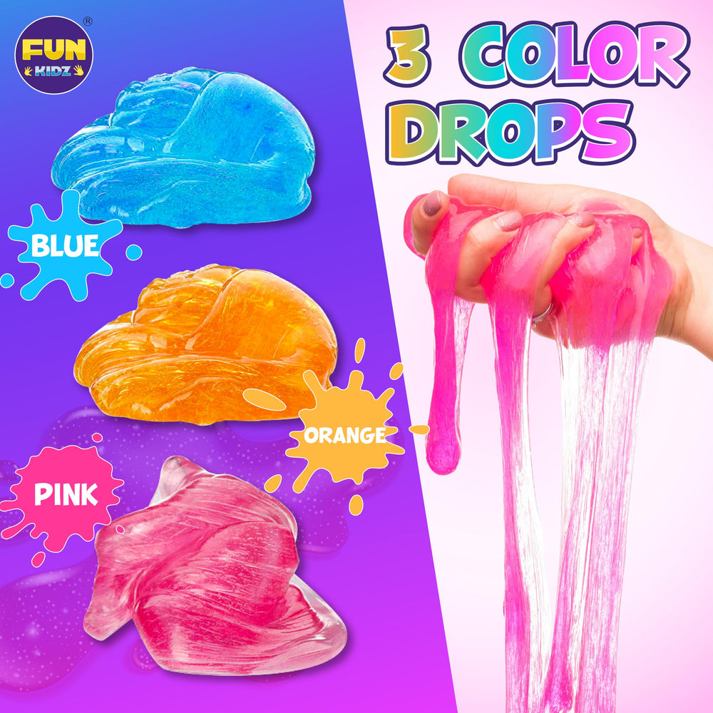 FUN KIDZ airtight storage cans keep slime fresh after play
