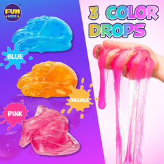 FUN KIDZ airtight storage cans keep slime fresh after play