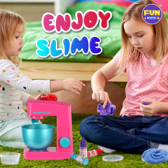 FUN KIDZ included glue and activator pack for ready slime creation.
