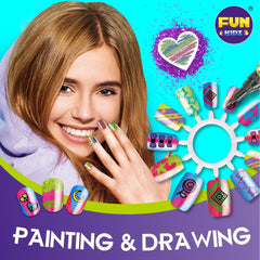 FUN KIDZ classic nail sticker patterns for quick, cute designs.