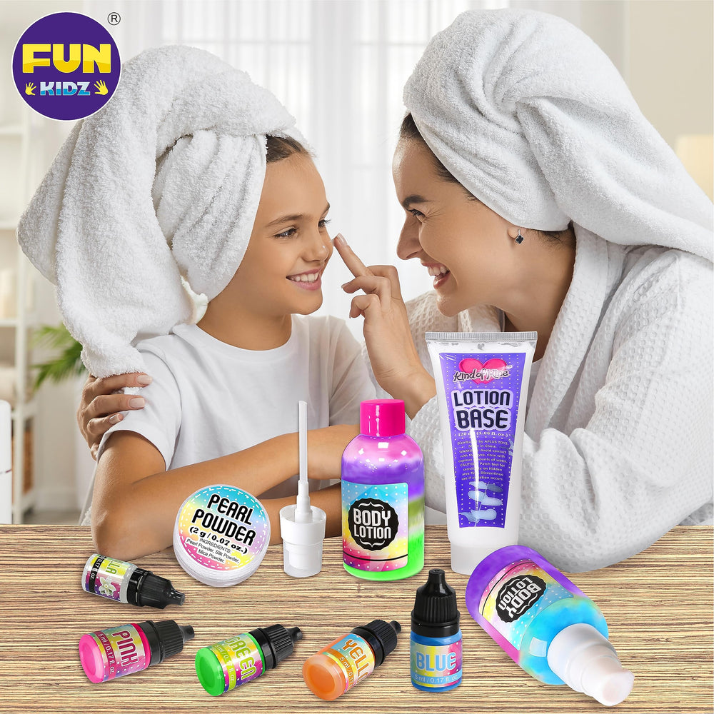 FunKidz scented lotion sample ready for playful spa moments