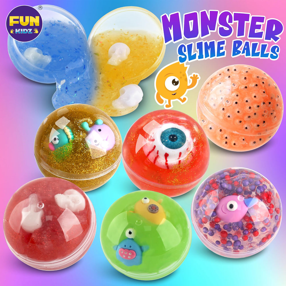 FUN KIDZ Slime Balls Storage Containers keep slime organized and ready