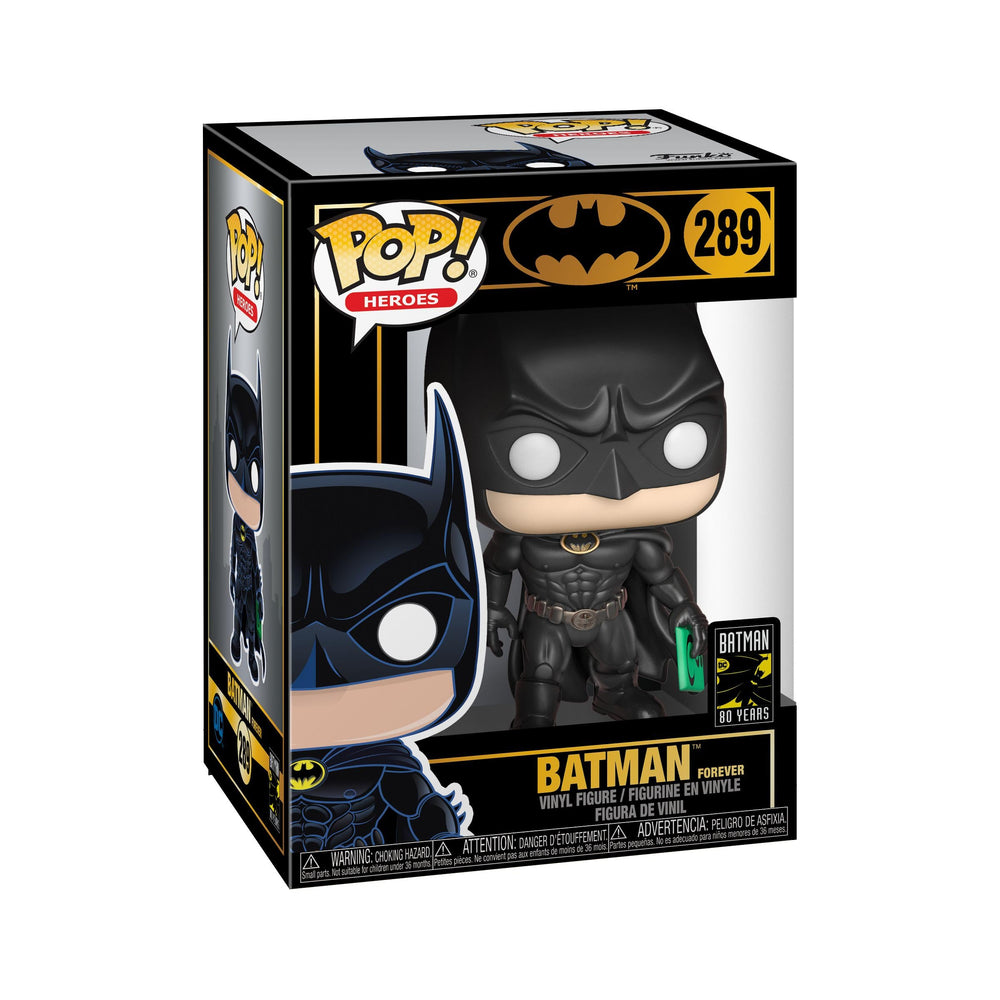 Funko Batman 1995 Pop front view for eye catching display and collection pride.