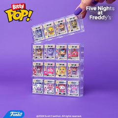 Funko Bitty Pop desk display idea for shelves.