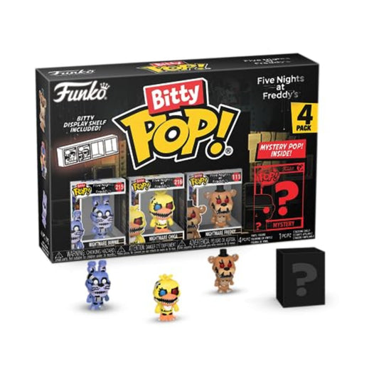 Funko Bitty Pop Nightmare Bonnie figure for compact display and collection.