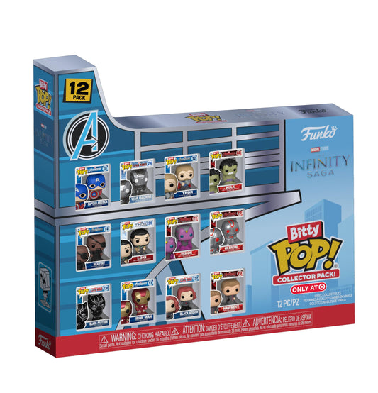 Funko Bitty Pop! Marvel Captain America figure on compact display