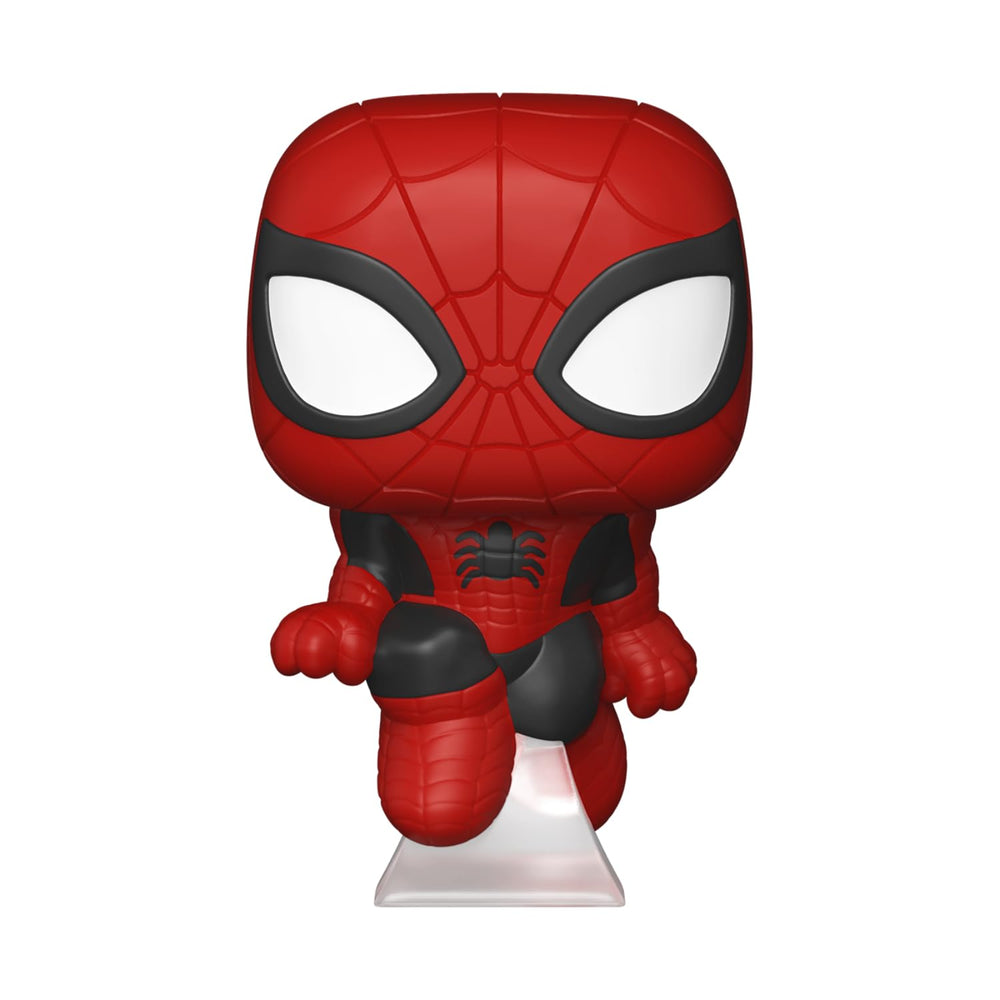 Funko Bitty Spider-Man Stealth Suit chase figure as a rare find.