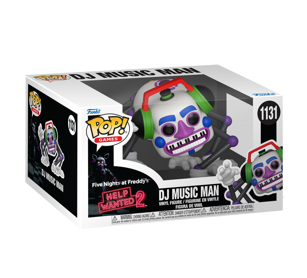 Funko DJ Music Man Pop figure, front view for shelf display and collection.