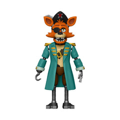Funko FNAF Dreadbear Captain Foxy figure side profile, dynamic pose for shelf display.