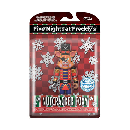 Funko FNAF Nutcracker Foxy front view for display in a collection.