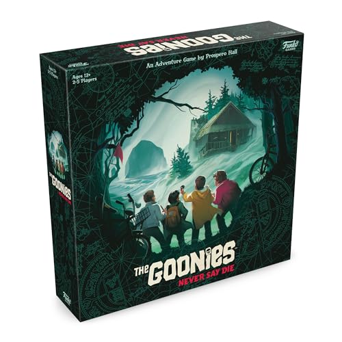 Funko Games Goonies Never Say Die game board with map and tokens for exploration
