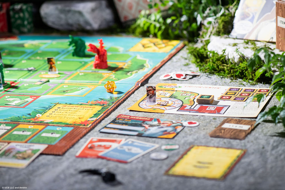Funko Games Jurassic World Triceratops miniature enhances family encounters