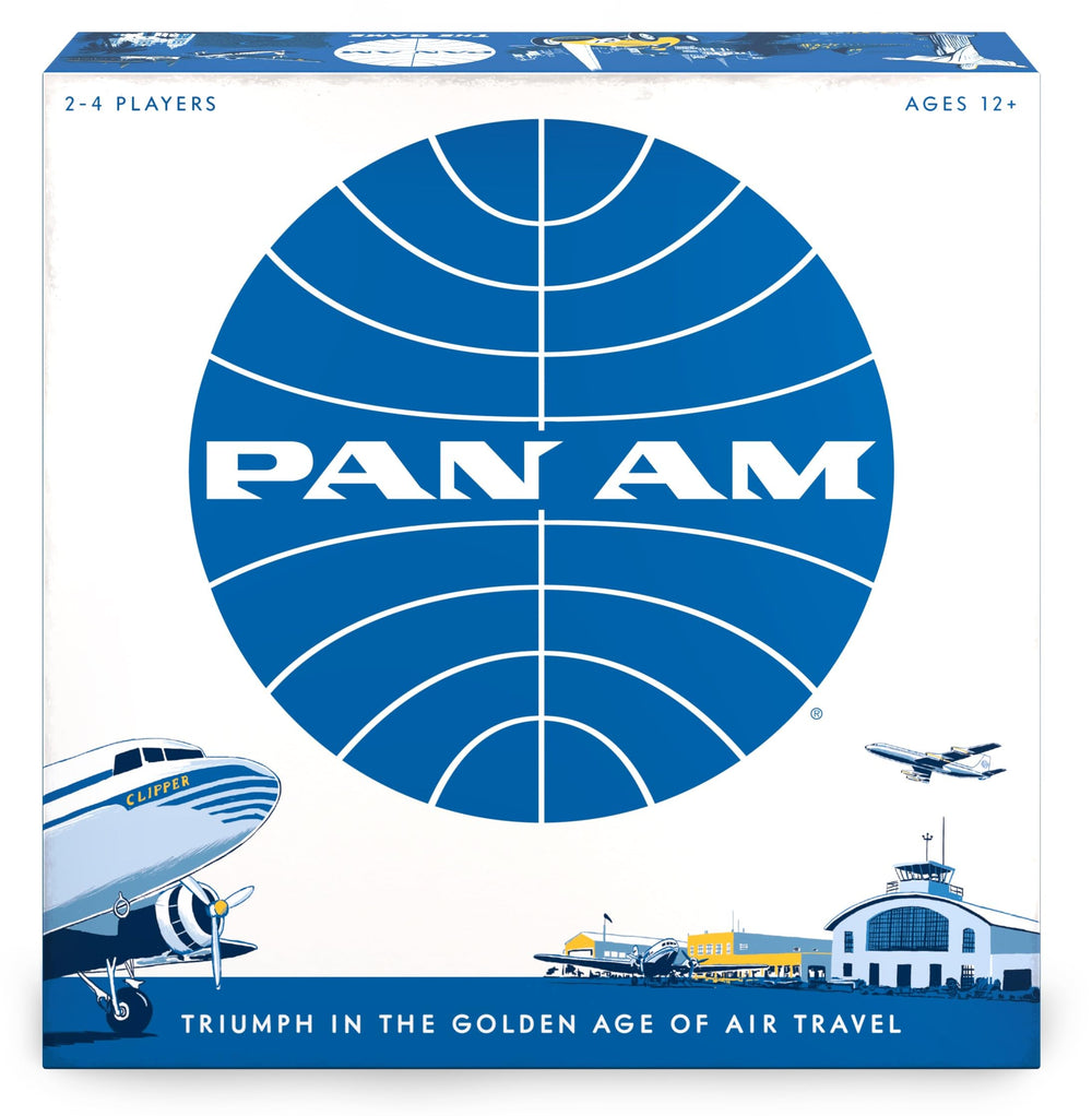 Funko Games Pan Am board game cover showing retro glamour for family game night