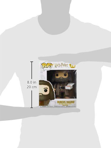Funko Pop! Harry Potter Hagrid with Cake sits in a window box for safe gifting.