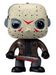 Funko Jason Voorhees Pop figure in a window display box, perfect for shelves