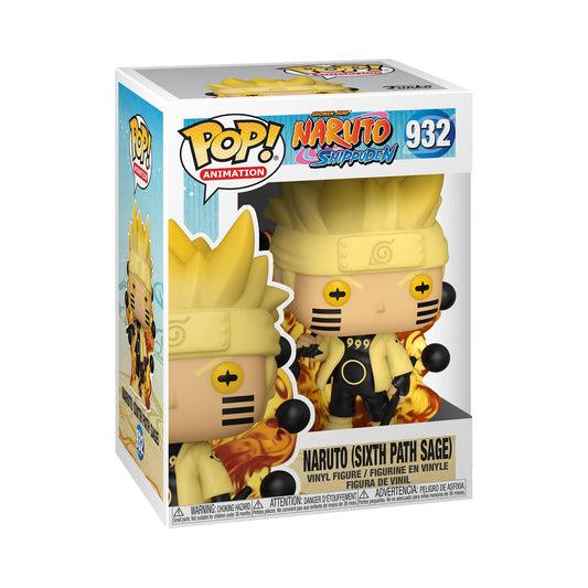 Funko Naruto Six Path Sage figure, front view, ideal display piece for collectors.
