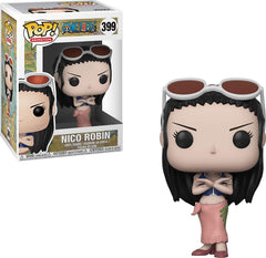 Funko Nico Robin box protector adds sturdy, safe packaging for display.