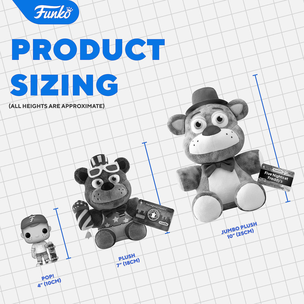 Officially licensed Funko plush, a standout addition to any FNAF collection.