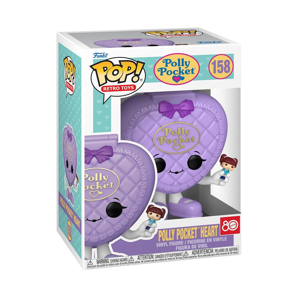 Funko Polly Pocket Heart front view vinyl figure for shelf display