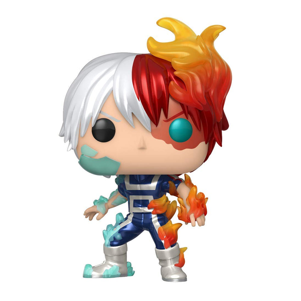 Funko POP Animation Todoroki Metallic figure side angle highlights collectible charm
