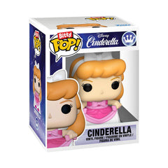 Funko Pop Bitty Cinderella pink dress figurine on display