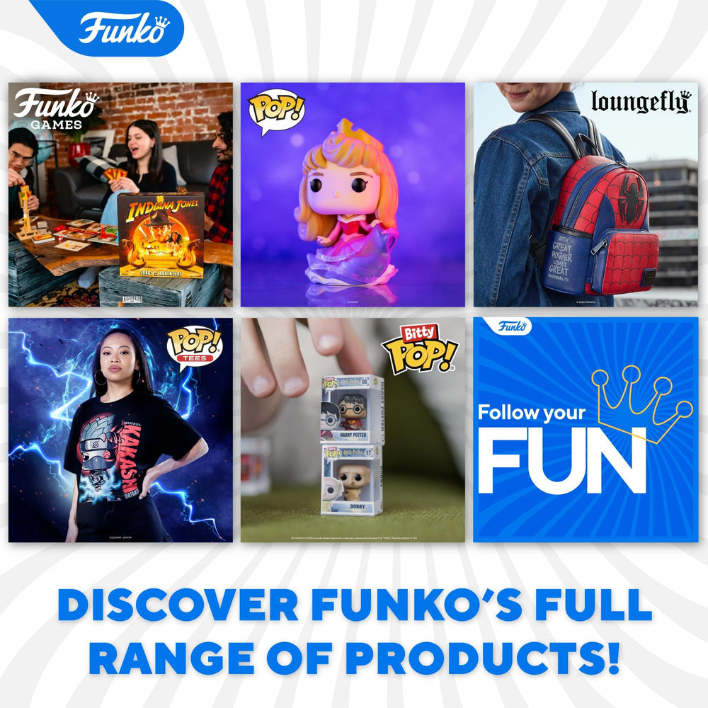 Funko Pop Bitty figures are tiny about 0.9 inches tall