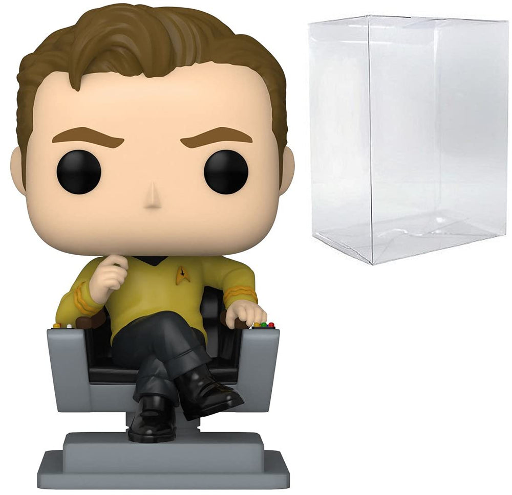 Collector’s item Funko Captain Kirk in Chair for display cases