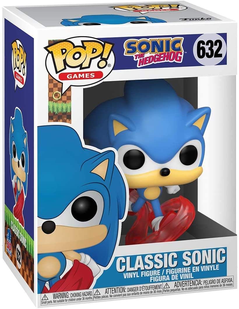 Funko Pop! Sonic 30th close-up detailing ideal for display