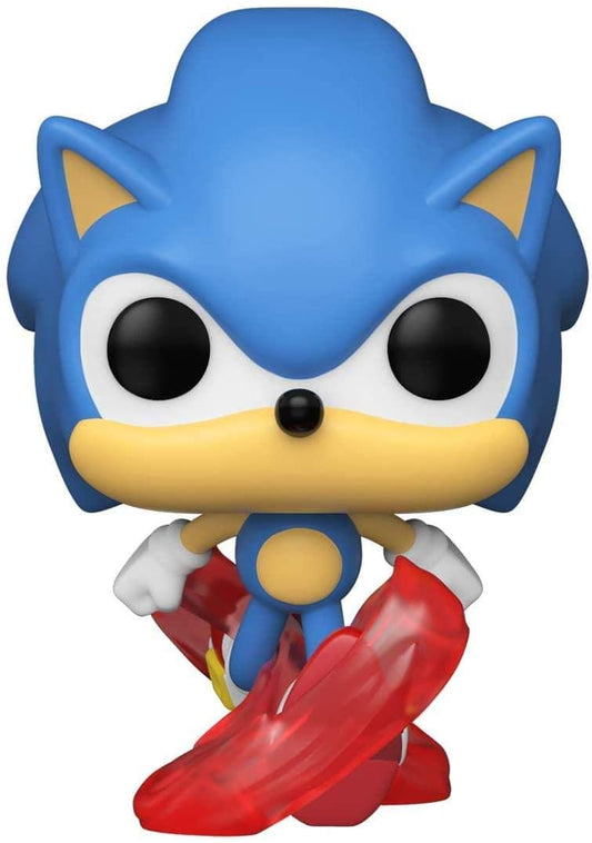 Funko Pop! Sonic 30th running stance figure for display and collection