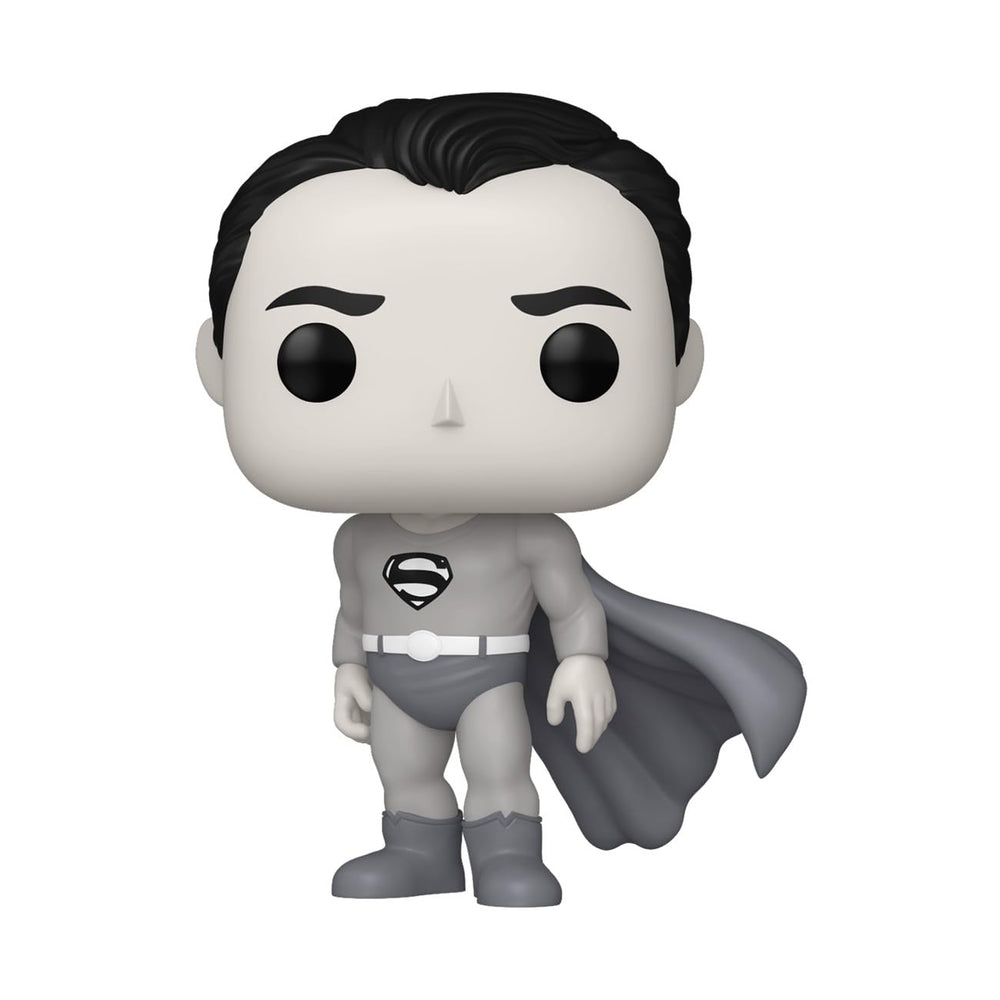 Funko Pop Heroes shield-through-the-ages Superman side view with retro charm