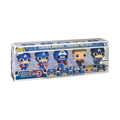Funko Pop Marvel Year of the Shield window box keeps figures protected while inviting display.