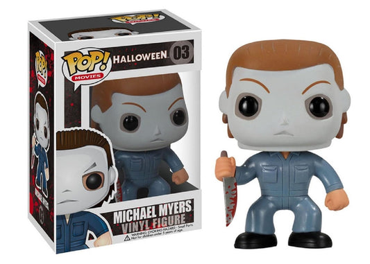 Funko Michael Myers blue Pop! figure front view for display and collection.