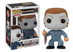 Funko Michael Myers blue Pop! figure front view for display and collection.