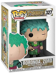 Zoro front-view vinyl figure by Funko, perfect for showcasing a sword pose.