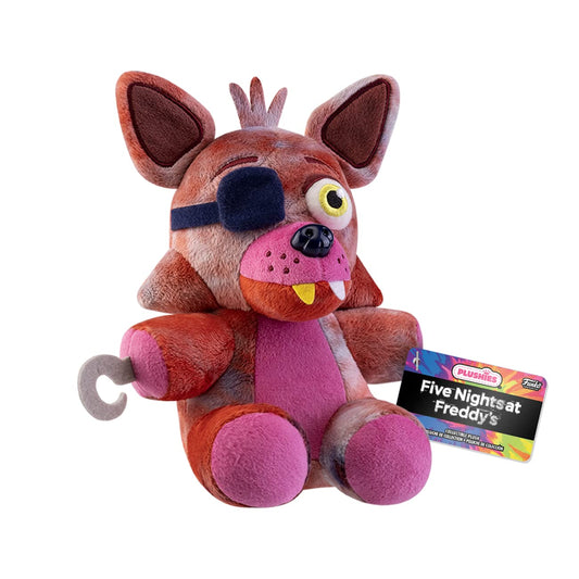 Funko Pop! Plush Tie-Dye Foxy front view shows a cuddly pose for play and display.