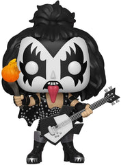 Funko Pop! Rocks Kiss The Demon window box emphasizes packaging as a gift-ready piece.