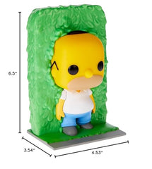 Funko Pop! Simpsons Homer in Hedges packshot, showcases exclusive design for Entertainment Earth fans.