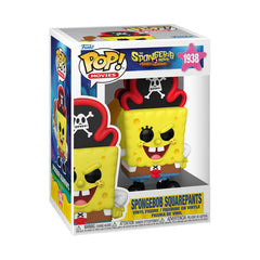 Funko Pop! SpongeBob SquarePants figure front view, ideal display piece for collectors.