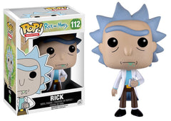 Funko Rick and Morty Rick POP figure in window box, perfect for display.