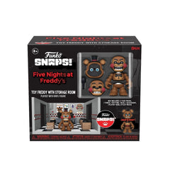 Funko Snaps Freddy storage base highlights a versatile display and play setup.