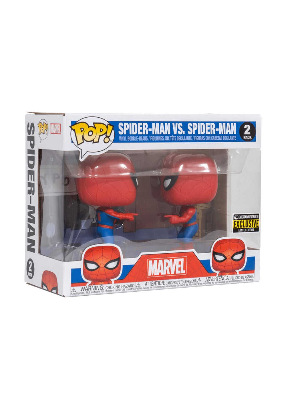 Funko Spider-Man Imposter Pop! 2-Pack background insert scene setting